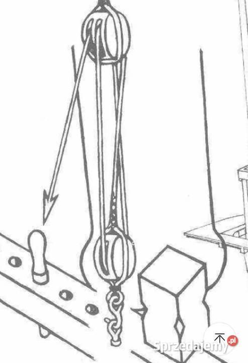 Bloczek drewniany 25 mm Ząbki