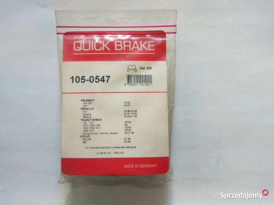 Zestaw inst szczęk ham Ren R21 Espace Safrane zestawy naprawcze Części samochodowe Lublin