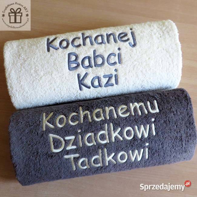 Prezent na Dzień Babci Dziadka ręcznik z Toruń sprzedam