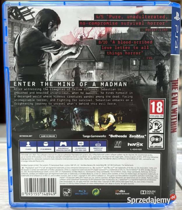 Gra 4 The Evil Within Elbląg