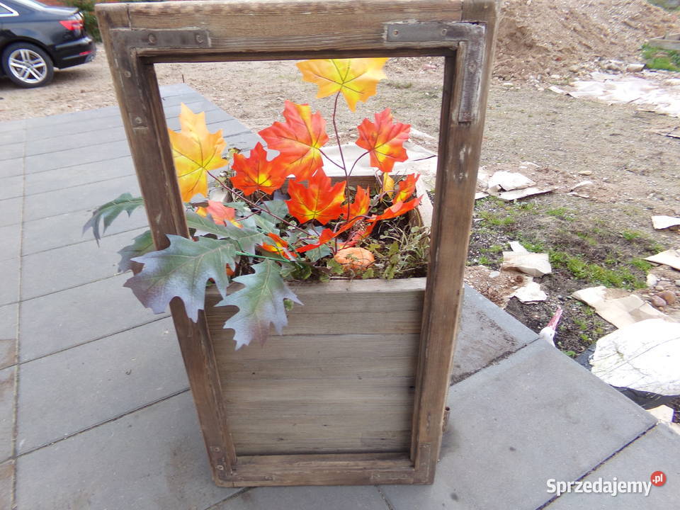 Stare okno rama okienna retro loft lustro Ełk sprzedam