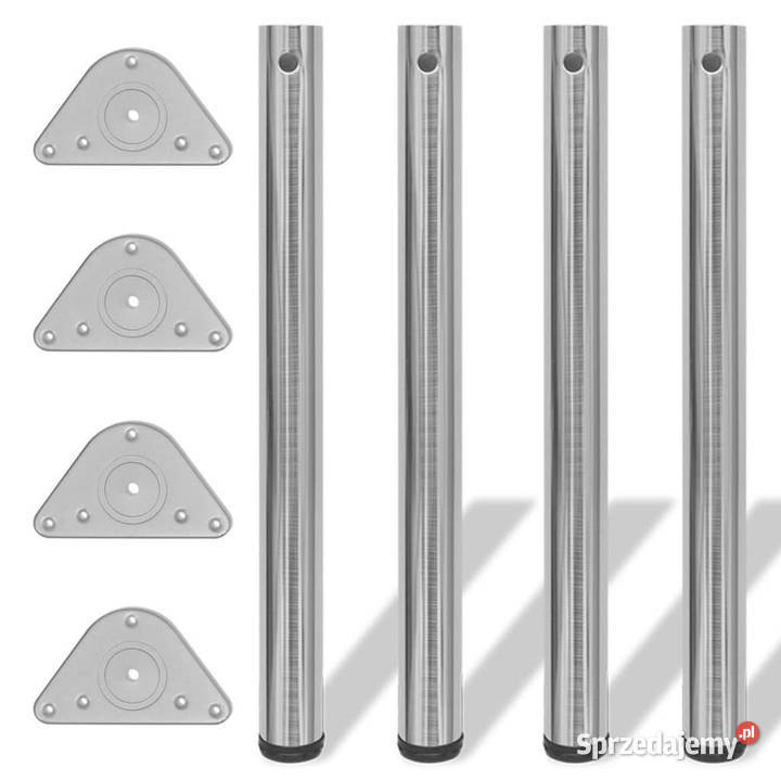 4 Nogi do stołu z regulacją wysokości 710 mm
