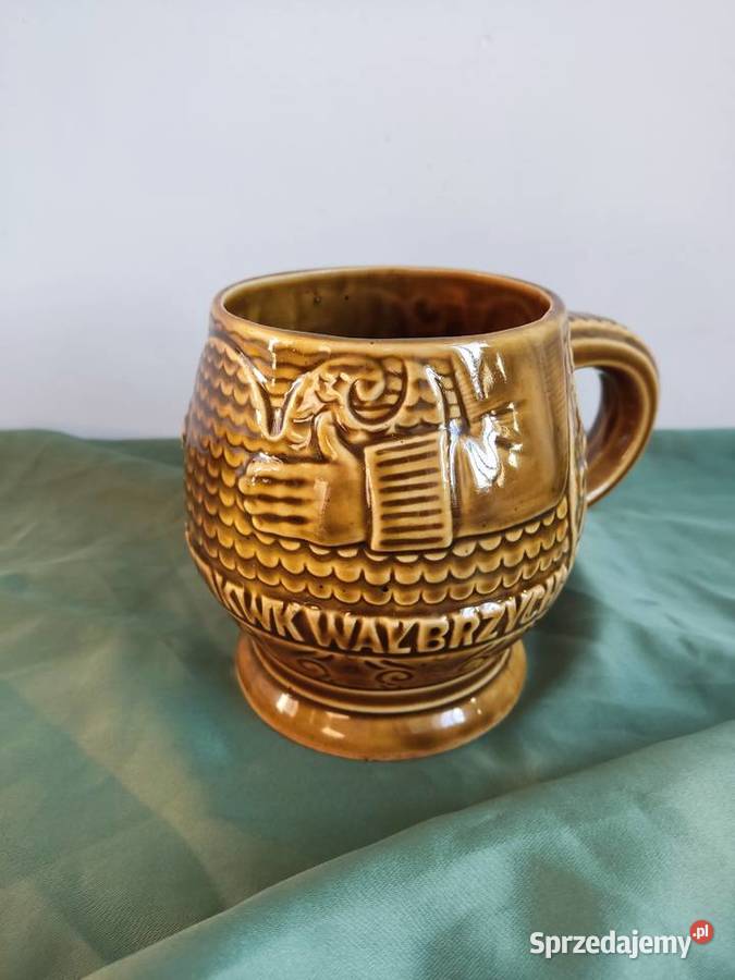 Kufel do piwa ceramiczny Bolesławiec opolskie Głuchołazy