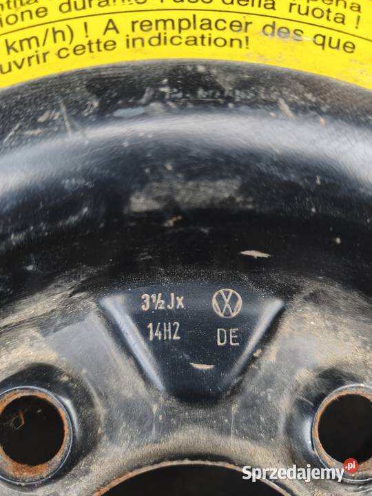 Koło dojazdowe 10570 r14 4x100 Wadowice