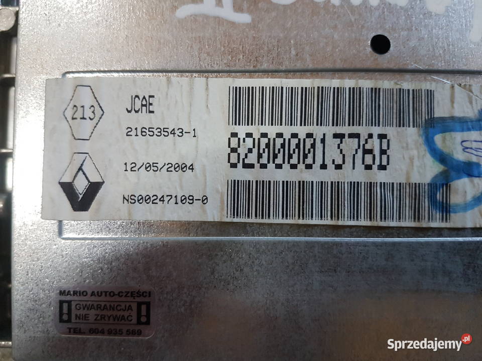 RENAULT LAGUNA II TRAFIC WYSWIETLACZ NAWIGACJI osobowe Turek sprzedam