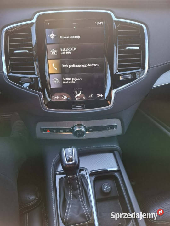 Volvo XC 90 R DESIGN Salon Polska FV23 II 2014 kamera cofania wielkopolskie sprzedam