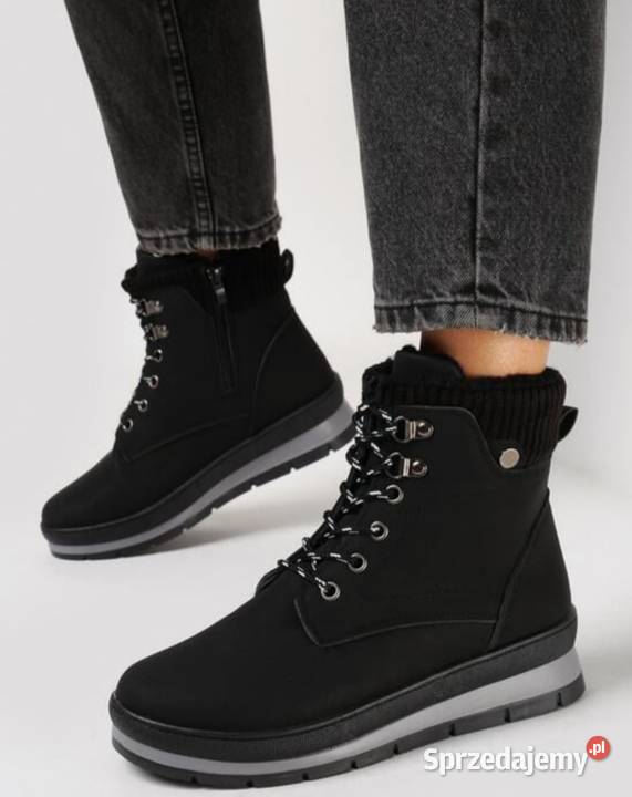 Casualowe ocieplane traperki Sienara 38 Born2be mazowieckie Piaseczno