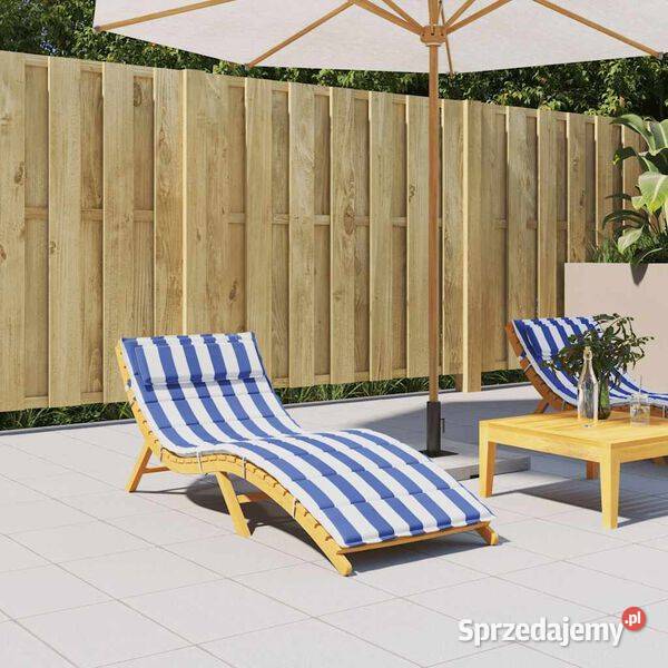 vidaXL Poduszka na leżak niebieskobiałe mazowieckie Warszawa