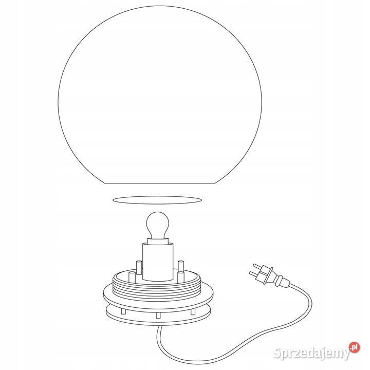 Lampa Ogrodowa Okrągła Edi Light Led Kolor E27 Brzozów sprzedam