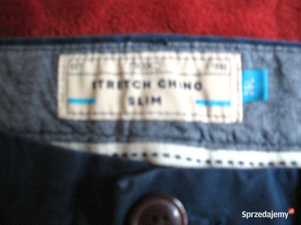 Spodnie granatowe męskie W 34 L 36 pas 94 Next Rozmiar XL Siedlce