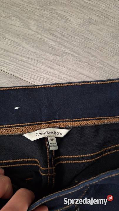 Jegginsy Calvin Klein m jeansy skinny granatowe Dżins  małopolskie Chochołów sprzedam