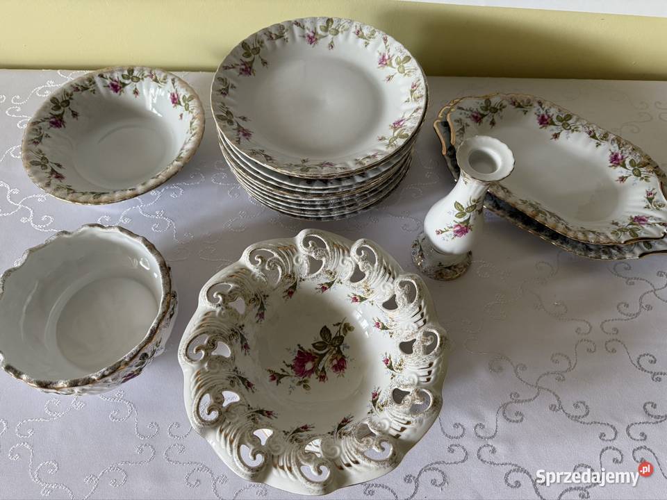 Porcelana Chodzież Złota Róża Zestaw Projekt