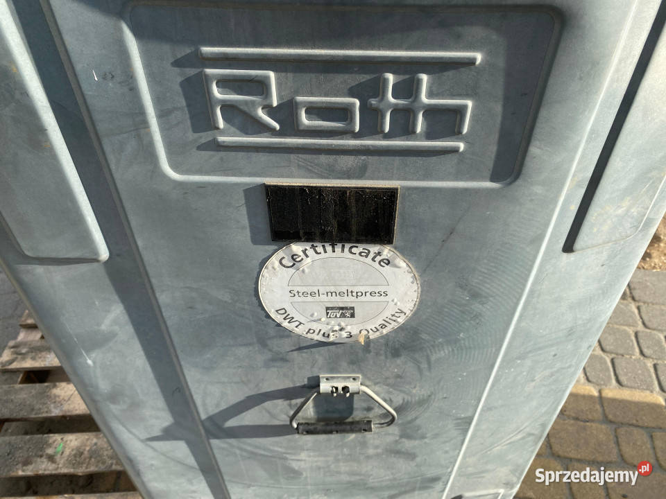 Zbiornik na olej opałowy dwupłaszczowy ROTH DWT Ruda