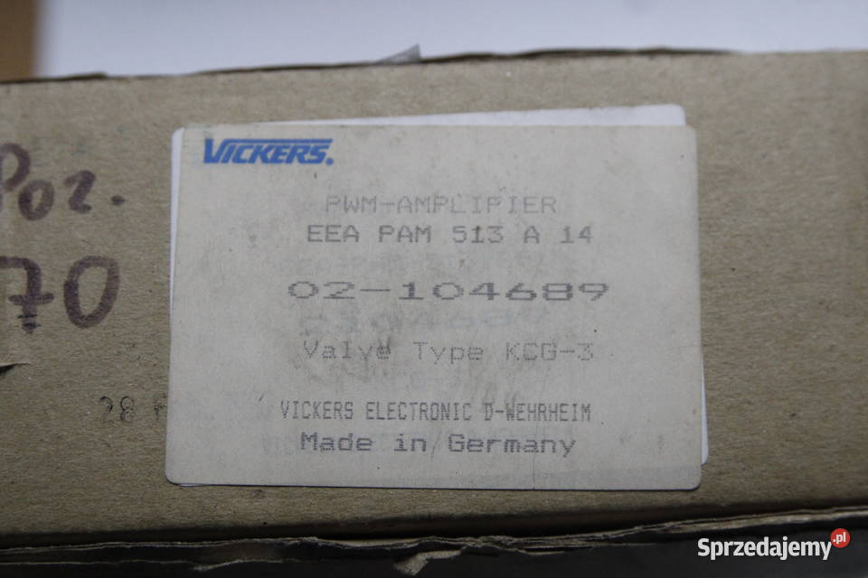 Vickers PWMAMLIPIER EEA PAM 513 A14 mazowieckie Otwock sprzedam