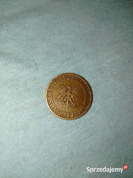 Moneta 5 złotych bez znaku menniczego 1977 Szczecin