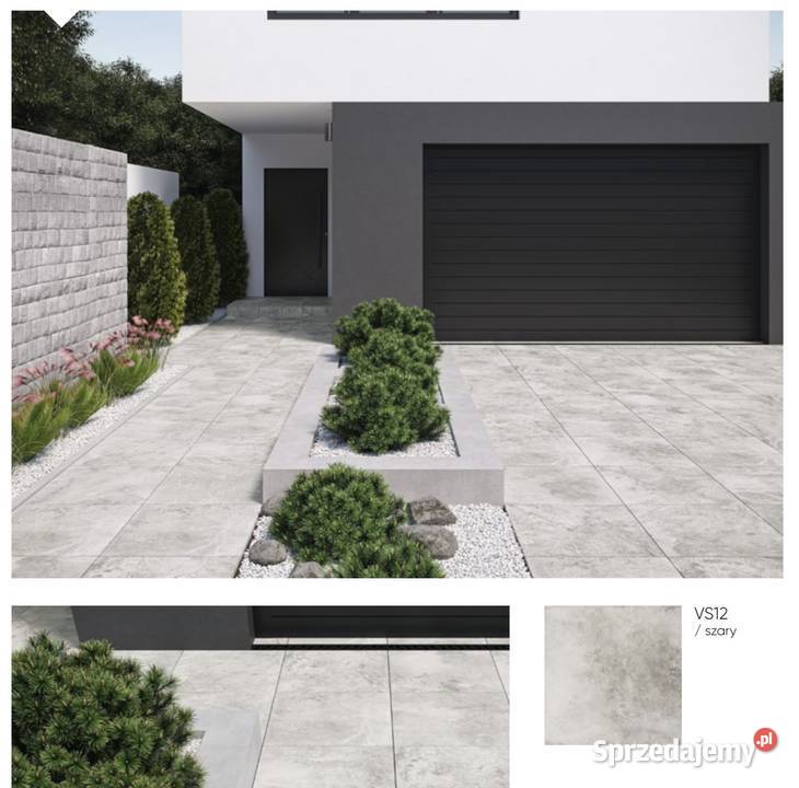 Płyty szare 2 na taras balkon chodnik 60x60 gat1 Radom