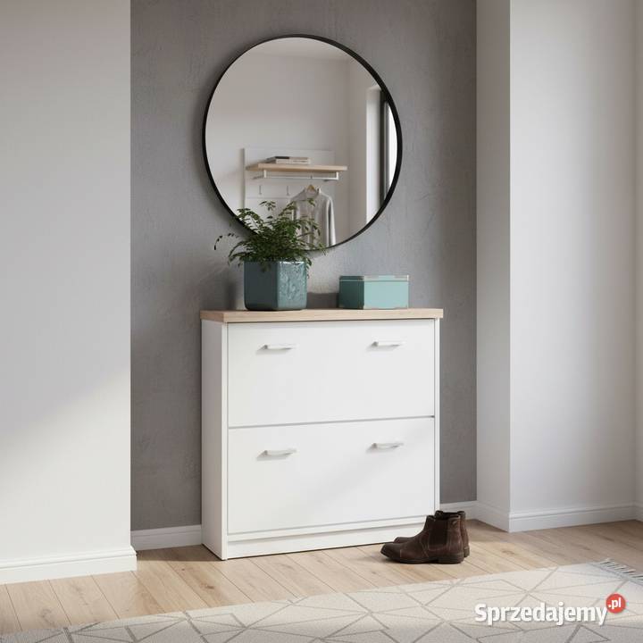 TOP MIX szafka na buty 2k biały dąb sonoma Wrocław