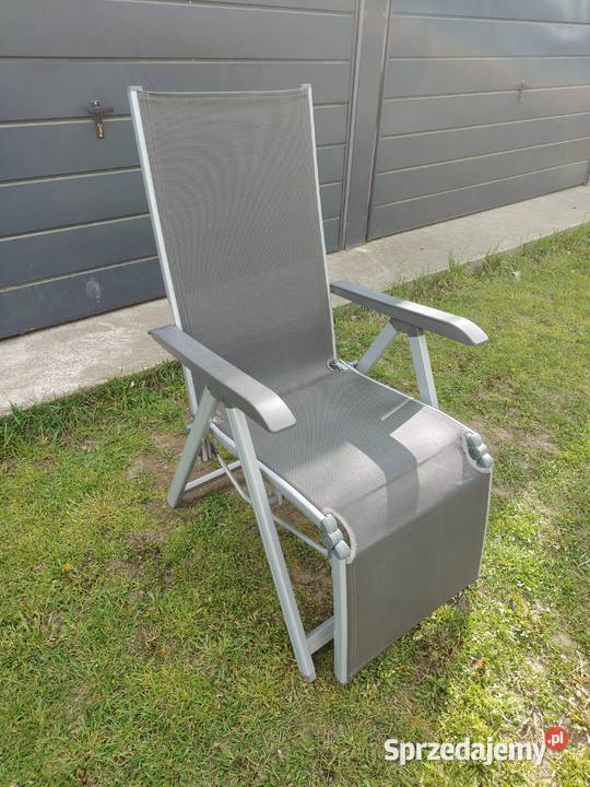 Leżak aluminiowy z siatki Kettler regulowany Krzesełka i leżaki Aleksandrów Łódzki