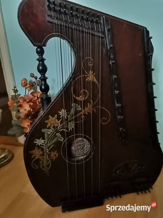 Stara Cytra skrzpcowa Art Deco z lata 20 tych Instrumenty smyczkowe Kraków