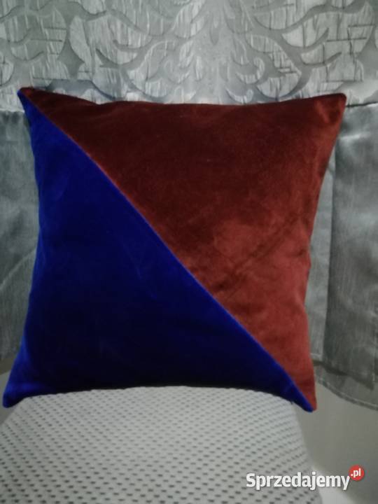 Poszewka welurowa bawełniana aksamitna Pozostałe wielkopolskie Koło