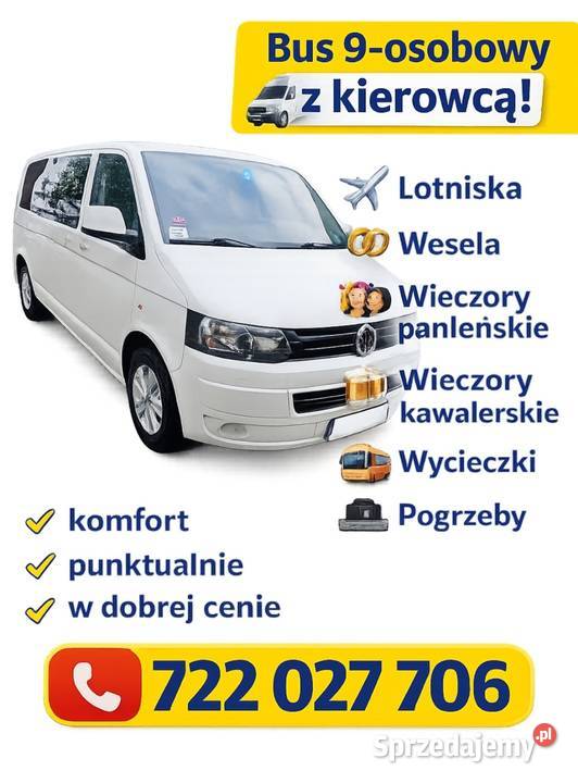Transport bus 9 osób I Przewóz okazjonalny Chrzanów przewóz osób