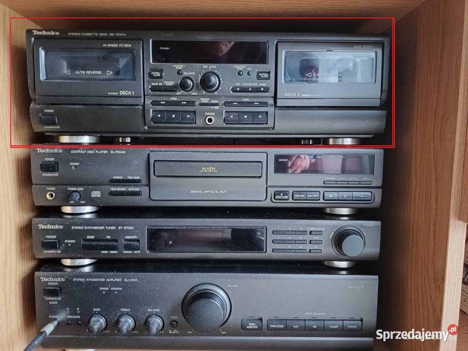Magnetofon 2 kasetowy Technics RS TR 474 Wronki