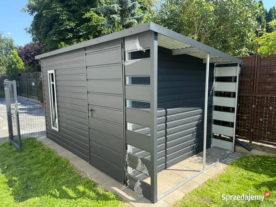Domek narzędziowy ogrodowy blaszany 35x3 m z