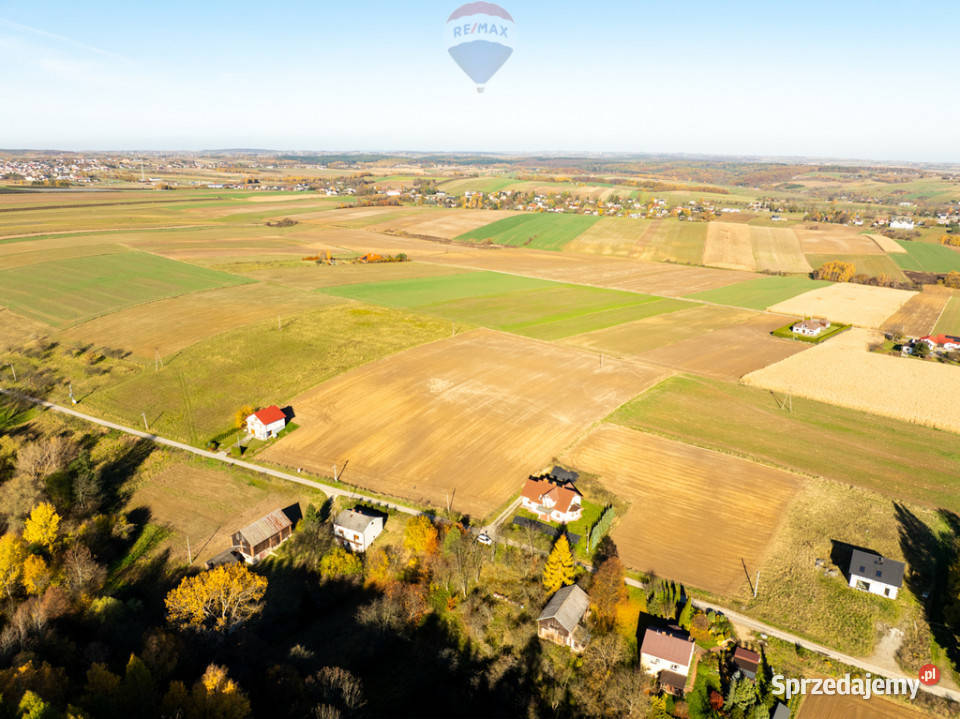 Piękna szeroka działka w okolicach Ojcowa 47m Stoki
