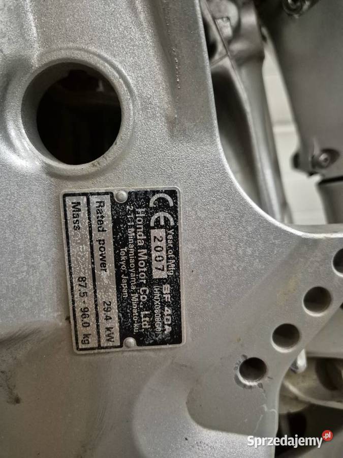 Silnik zaburtowy Honda BF40A 40  2007 RUMPEL podkarpackie Mielec