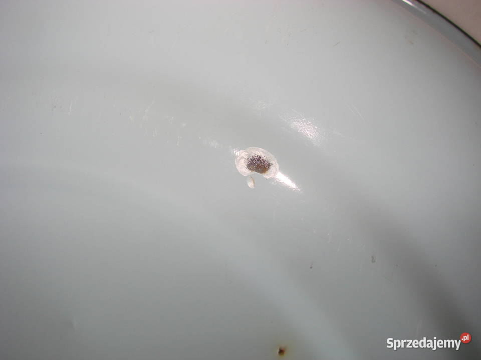 duża emaliowana miska PRL Pruszcz Gdański