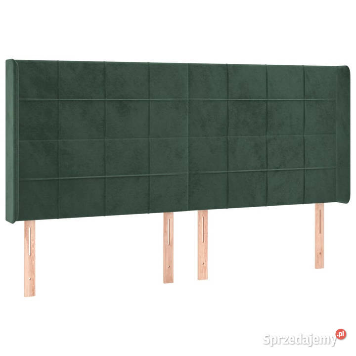 Zagłówek uszak ciemnozielony 203x16x118128 Warszawa