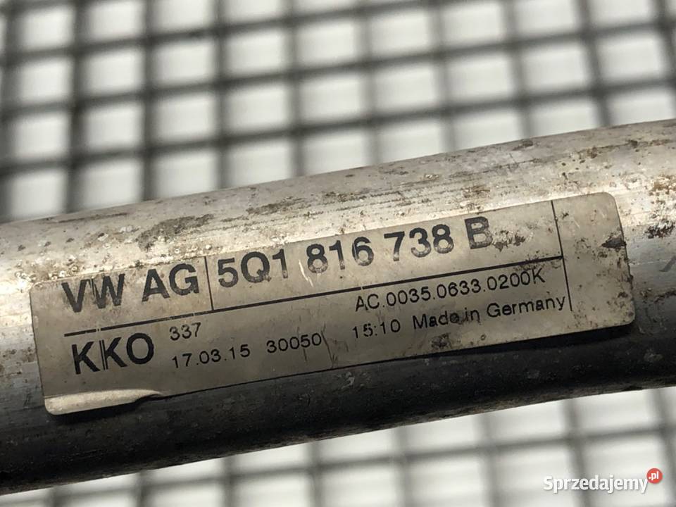RURKA KLIMATYZACJI VW GOLF VII 5Q1816738B 16 90