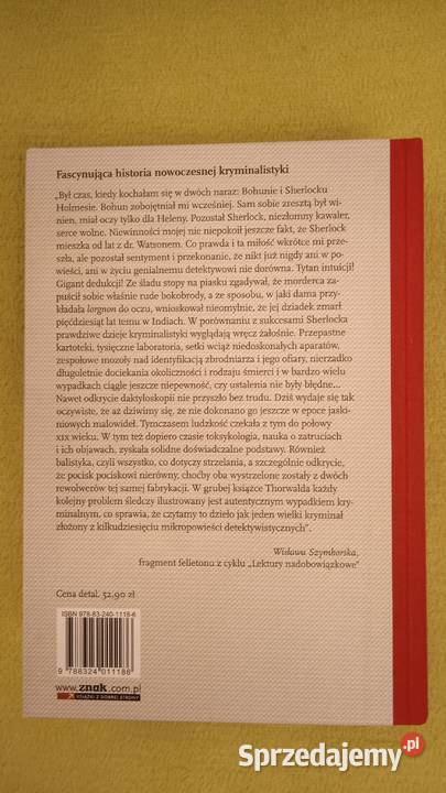 Stulecie detektywów Jrgen Thorwald twarda Warszawa