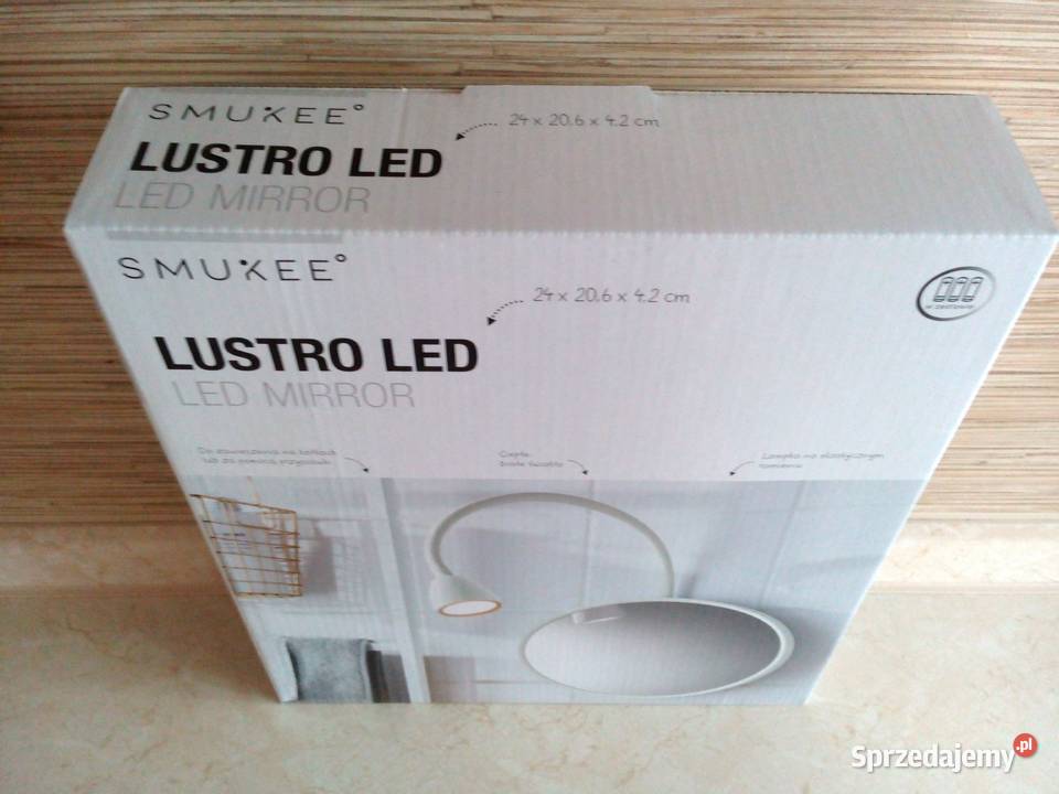 NAJTANIEJ Lustro Led Lustro Z Lampką Owalne śląskie Zabrze