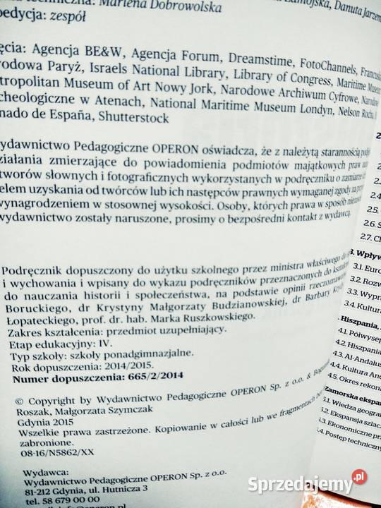 Historia operon Antykwariat mazowieckie Warszawa