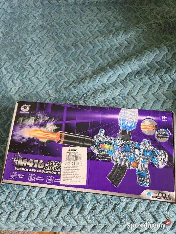 pistolet na kulki żelowe gel blaster stylizowany Łomża