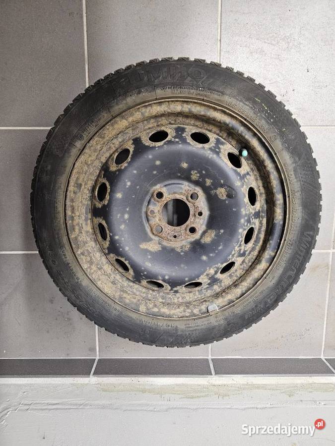 Felgi stalowe 15 z oponami zimowymi KUMHO śląskie Zabrze