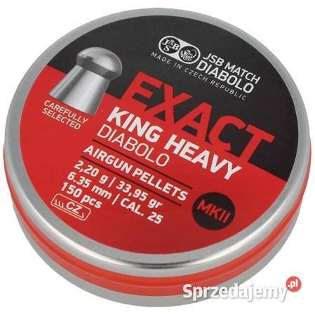 Śrut JSB Exact King Heavy MKII 635mm 150 Warszawa