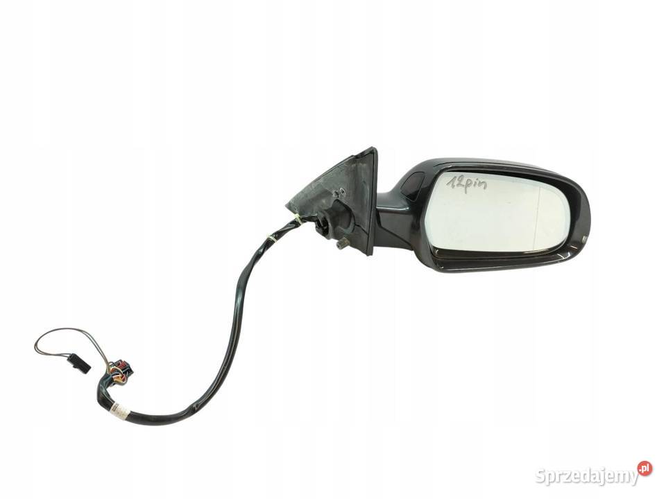 LUSTERKO PRAWE 12PIN EUROPA LZ7L Audi A4 IV Lusterka zewnętrzne