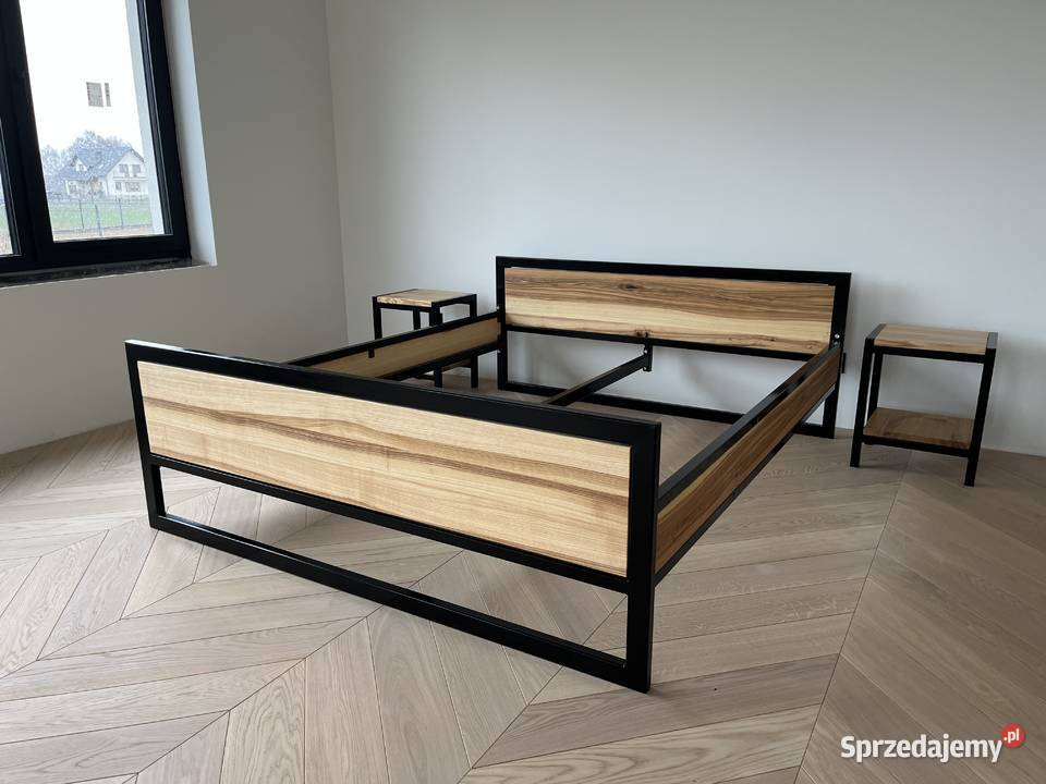 Łóżko metalowe loft Wilamowice