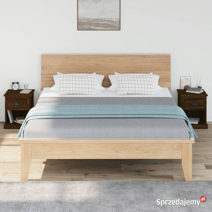 Szafki nocne 2 brązowy dąb 39x39x475 WM816143 Warszawa