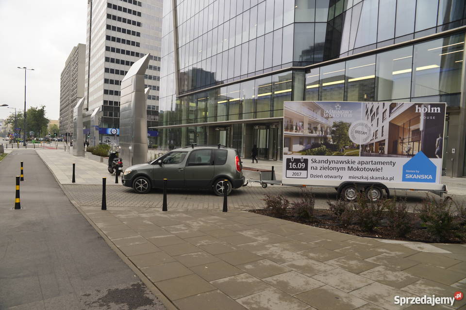 Reklama mobilna podswietlana Usługi reklamowe Warszawa