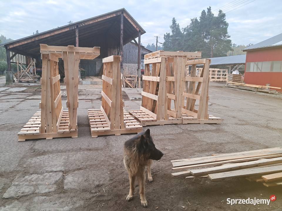 Stojaki drewniane do transportu okien szyb Lublin