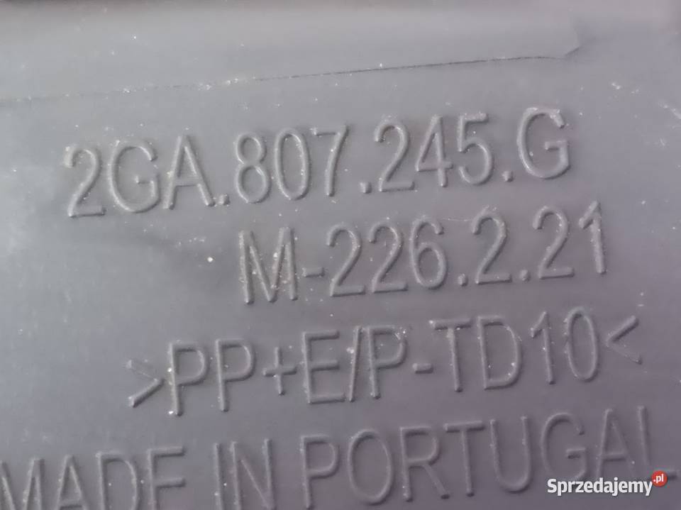 Kratka Zderzaka Lewy Tył Vw TRoc Lift 21 RLine Pleszew
