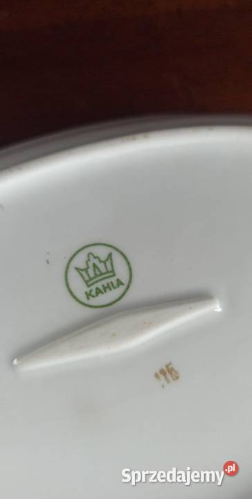 Półmisek Kahla Biała porcelana ze złoceniami 35 Porcelana i szkło Gdańsk