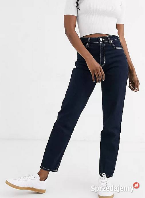 ABRAND JEANS DOPASOWANE SPODNIE W WYSOKIM STANEM Kalisz