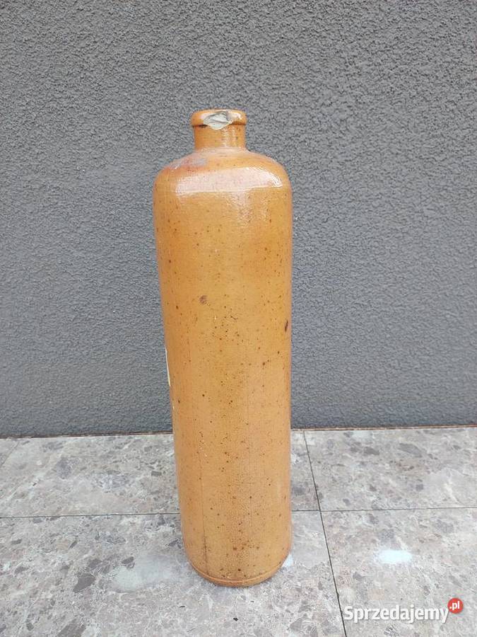 4 Stara ceramiczna butla sygnowana Mind Inh 1L