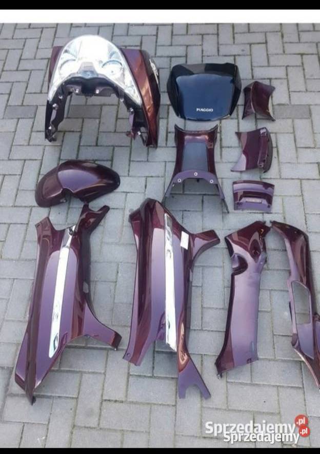 PIAGGIO X8 125 250 OWIEWKA BOK OSŁONA MOCOWANIE Nowy Tomyśl