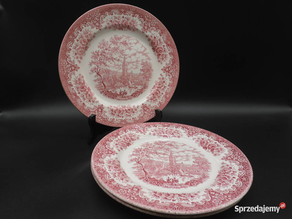 Talerze płytkie obiadowe River Scenes English wielkopolskie Raszków