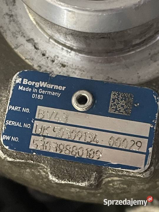 Turbosprężarka BRD BVA 170 20TDI Audi A4 B7 do Kożuchów